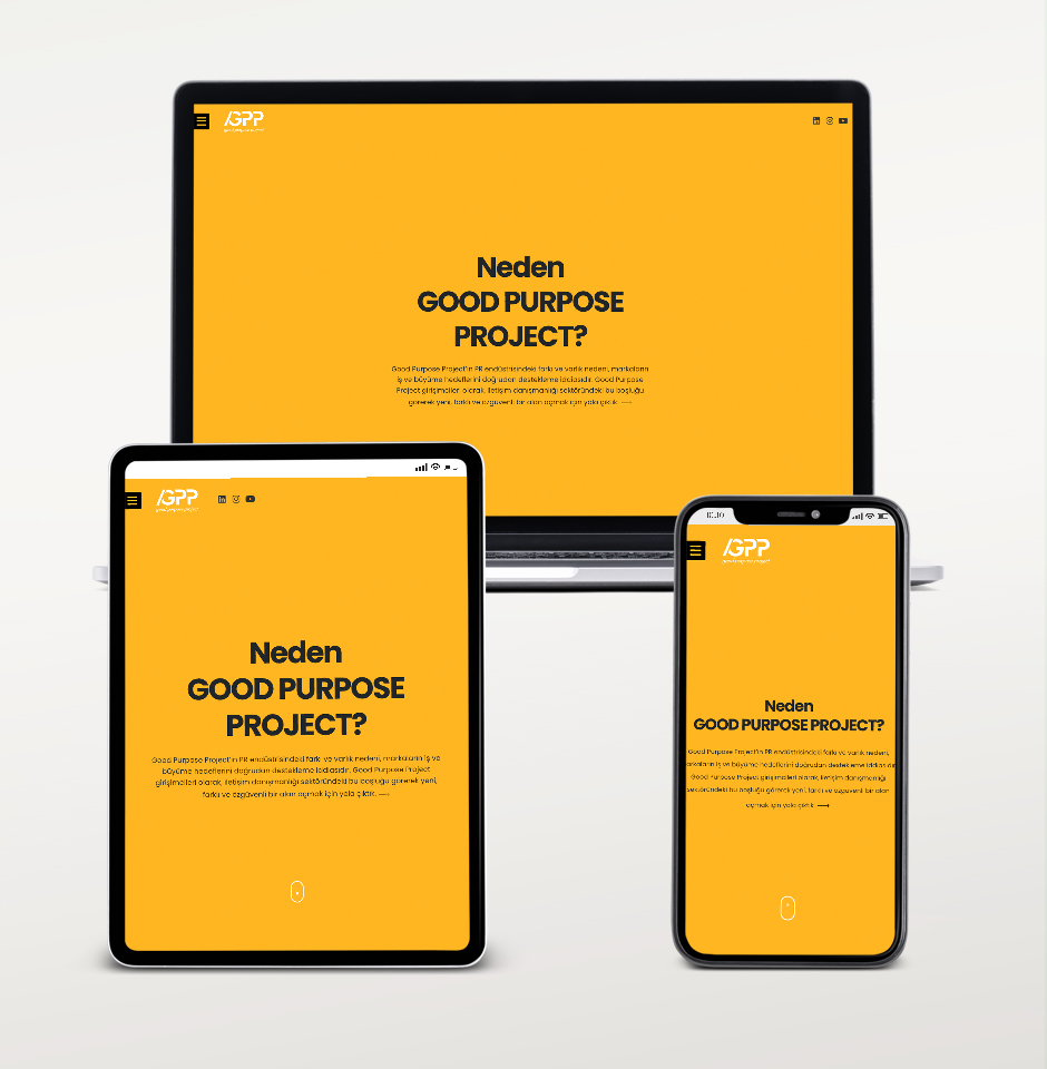 GPP web tasarım referansı